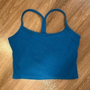 Beyond Yoga Spacedye Crop Tank Blue Small